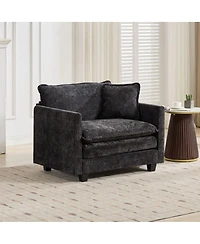 Streamdale Furniture Streamdale Cloud Sofa Single Seat (No Ottoman), Modern Sectional Couch