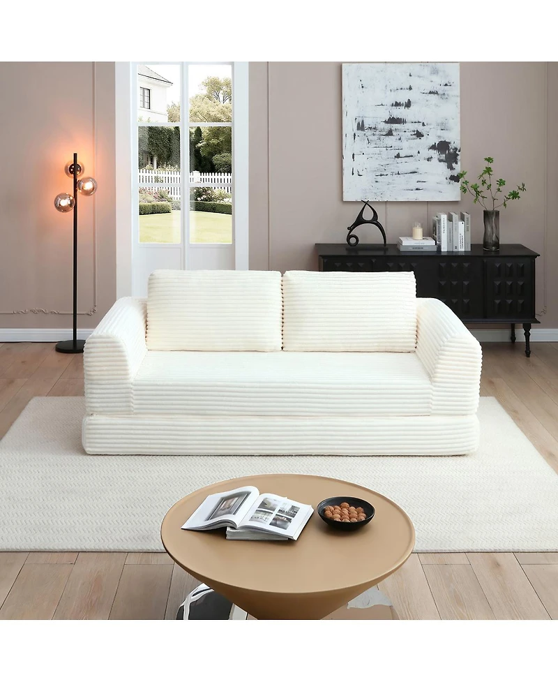 Streamdale Furniture 2-in-1 Folding Convertible Sofa Bed