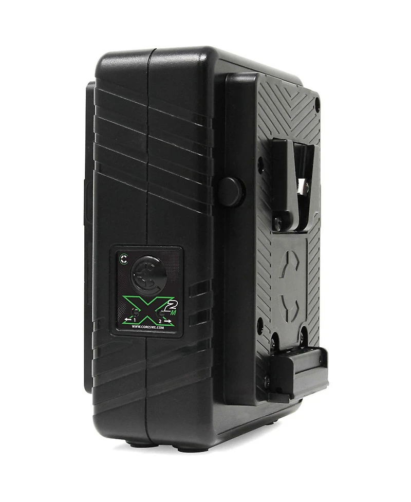 Core Swx Nanox Micro 150 150Wh 14.8V V-Mount Smart Battery, 2-Pack, Bundle with Gpm-X2S Mini Dual Travel Battery Charger