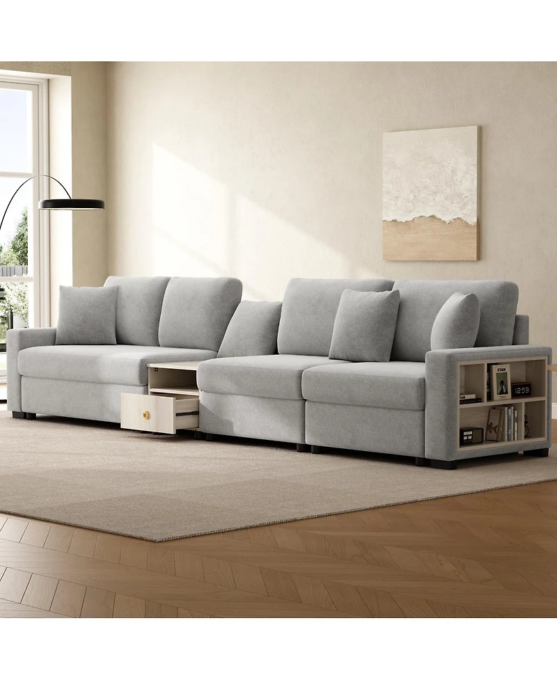 Streamdale Furniture Modern Modular Sofa Couch with Storage