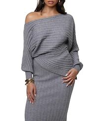 Jluxlabel Women's Clarity Ribbed Skirt Set