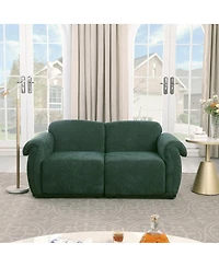 Streamdale Furniture 68.5" Modular Chenille Sofa with Iron Frame - Living Room/Bedroom