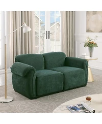 Streamdale Furniture 68.5" Modular Chenille Sofa with Iron Frame - Living Room/Bedroom
