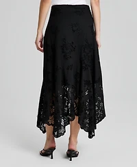 And Now This Women's Embroidered Handkerchief-Hem Maxi Skirt, Macy's Exclusive