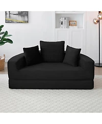 Streamdale Furniture Convertible Sofa Couch Bed, Multi-functional, Adjustable Futon for Apartment