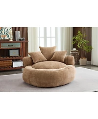 Streamdale Furniture Streamdale Foam Bean Bag Chair w/ Soft Chenille Cover