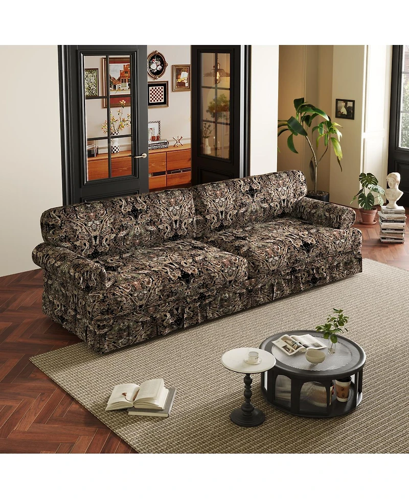 Streamdale Furniture Luxuriously Comfortable 3&4-Seater Cloud Couch, Oxford Fabric Sofa