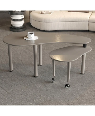 Streamdale Furniture Rotatable Coffee Table with Spacious Storage