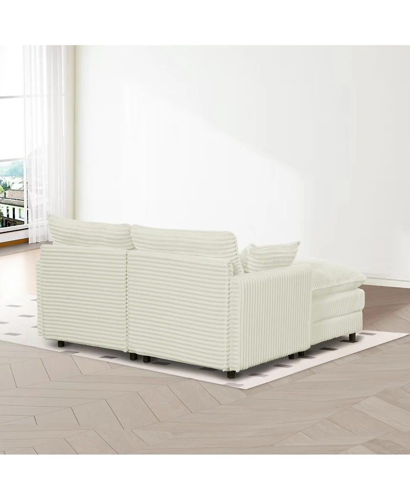 Streamdale Furniture Seven-piece sofa set with console