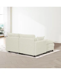 Streamdale Furniture Seven-piece sofa set with console