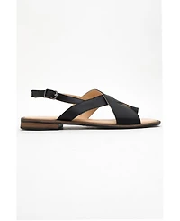 Forever & Always Women's Shoes Louna Leather Thong Sandals