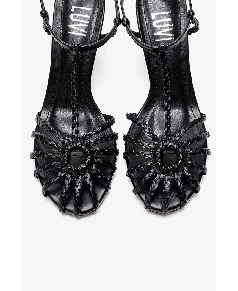 Prologue Shoes Women's Gerald Woven Strap Stiletto Pump