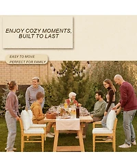 Streamdale Furniture Farmhouse Kitchen Nook Dining Set - 6 Piece