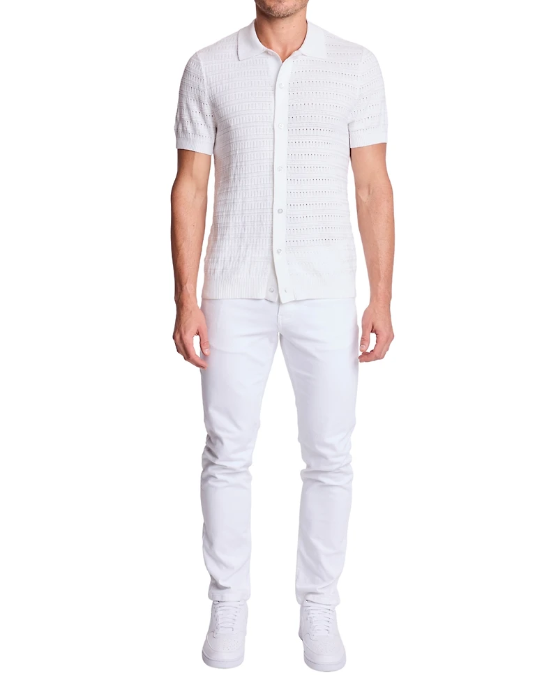 Paisley & Gray Men's Slim-Fit Short-Sleeve Shirt