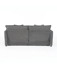 Streamdale Furniture Oversized Chenille Loveseat Sofa, 2-Seater Cloud Couch, Modern Comfy Deep Seat Love Seat