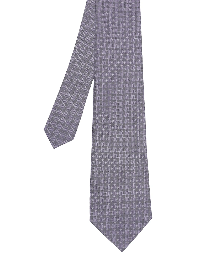 Dkny Men's Slim Design Geometric Neck Tie