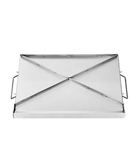 Ecooso 23 x 16 Inch Stainless Steel Griddle Plate for Gas Grill with Handles