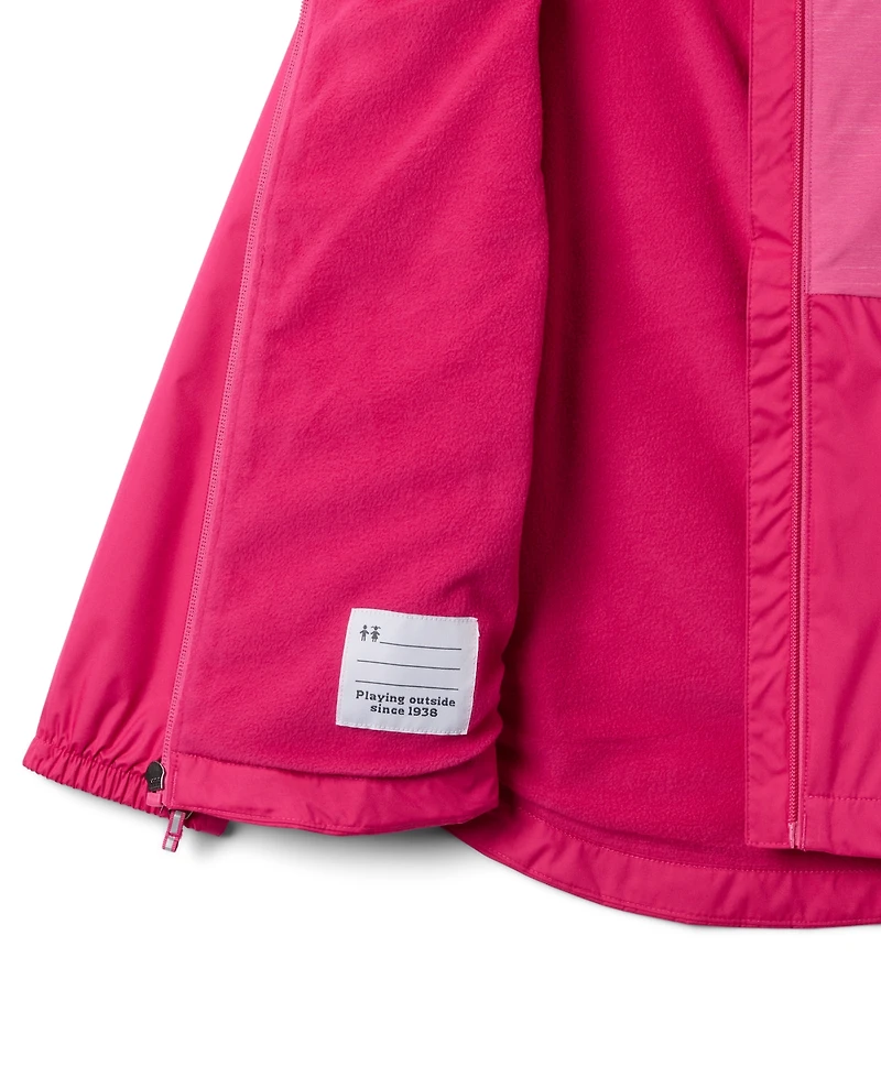 Columbia Girls' 5-20 Rainy Trails Iii Fleece Lined Jacket