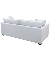 Corine 20" Upholstered Sofa with Toss Pillows