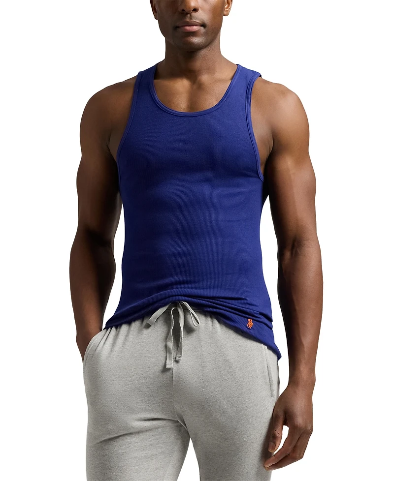 Polo Ralph Lauren Men's Classic Fit Undershirt Tank Tops, 3-Pack