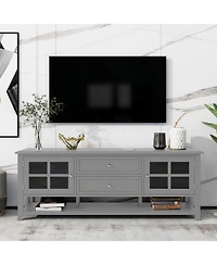 sumyeg Tv Stand for Tvs up to 60", TV Cabinet with Modern Design, Media Console for Living Room, Bedroom