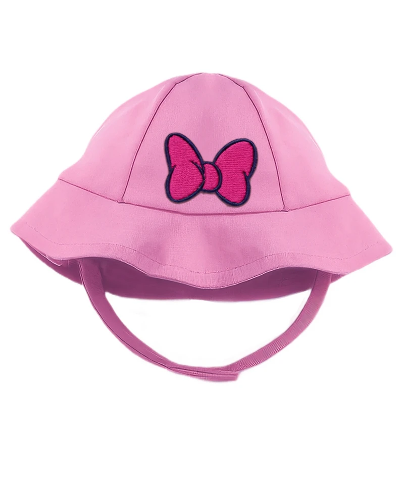 Disney Baby Girls' Minnie Mouse Print Bodysuit and Hat, 2-Piece Set