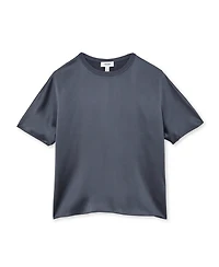 Reiss Women's Silk Short-Sleeve Top