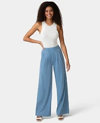 Hue Women's Fluid Denim Palazzo Sleepwear Pant