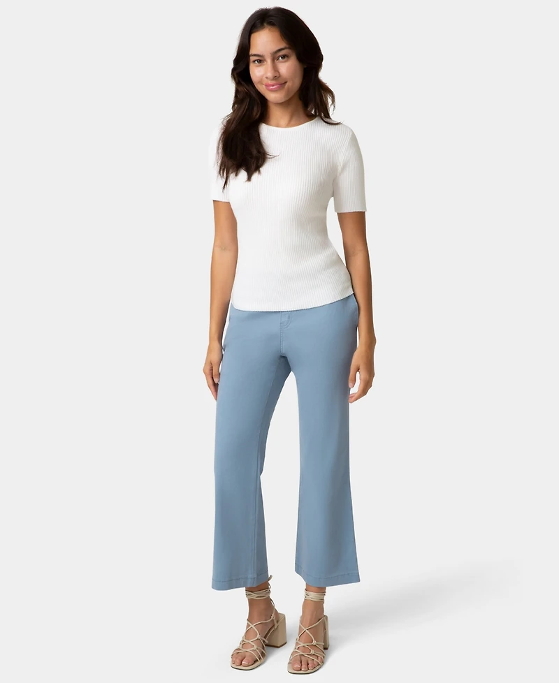 Hue Women's Ultra Stretch Chino Kick Flare Sleepwear Pant