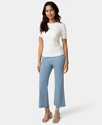 Hue Women's Ultra Stretch Chino Kick Flare Sleepwear Pant