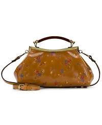 Patricia Nash Kelmscott Small Leather Frame Crossbody Bag