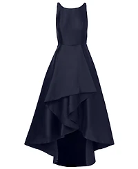 Adrianna Papell High-Low Mikado Gown