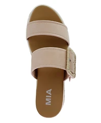 Mia Women's Kenzy Platform Slide Sandals