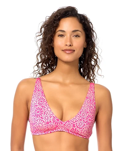 Raisins Women's Pisces Printed Tie-Back Swim Bikini Top