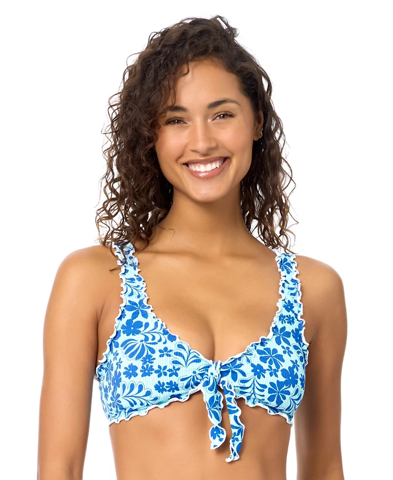 Raisins Women's Eli Printed Swim Bikini Top