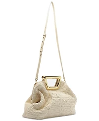 Arezzo Amelia Medium Embroidery Snap Button Crossbody Bag