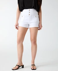 Guess Women's Janna High-Rise Denim Shorts