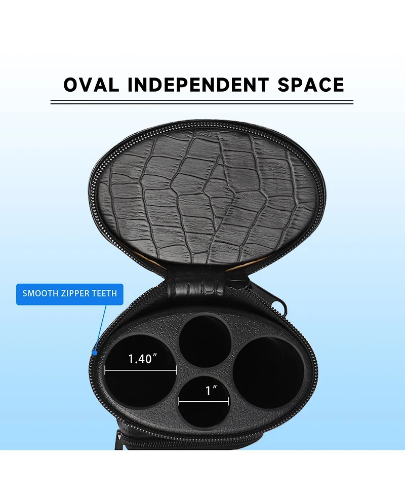 Gse Games & Sports Expert oval Deluxe Hard Billiard Pool Cue Stick Carrying Case, Case.