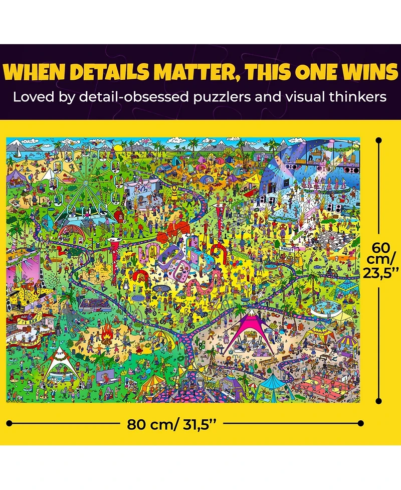 Quokka 1000 Piece Jigsaw Puzzle for Adults – Themed Puzzles with Bonus Challenges