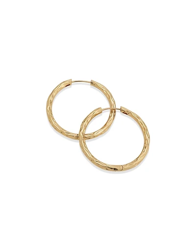 Retro Chic Grove Hoop Earrings