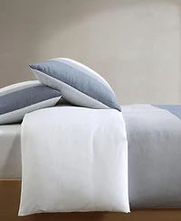 Calvin Klein Chambray Handkerchief 3-Pc. Duvet Cover Set