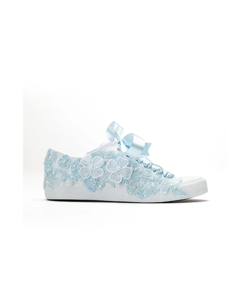 Forever & Always Shoes Women's Serenelle Lace Bridal Sneaker