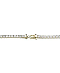 GiGiGirl Classic Sterling Silver Radiant Cubic Zirconia Tennis Bracelet
