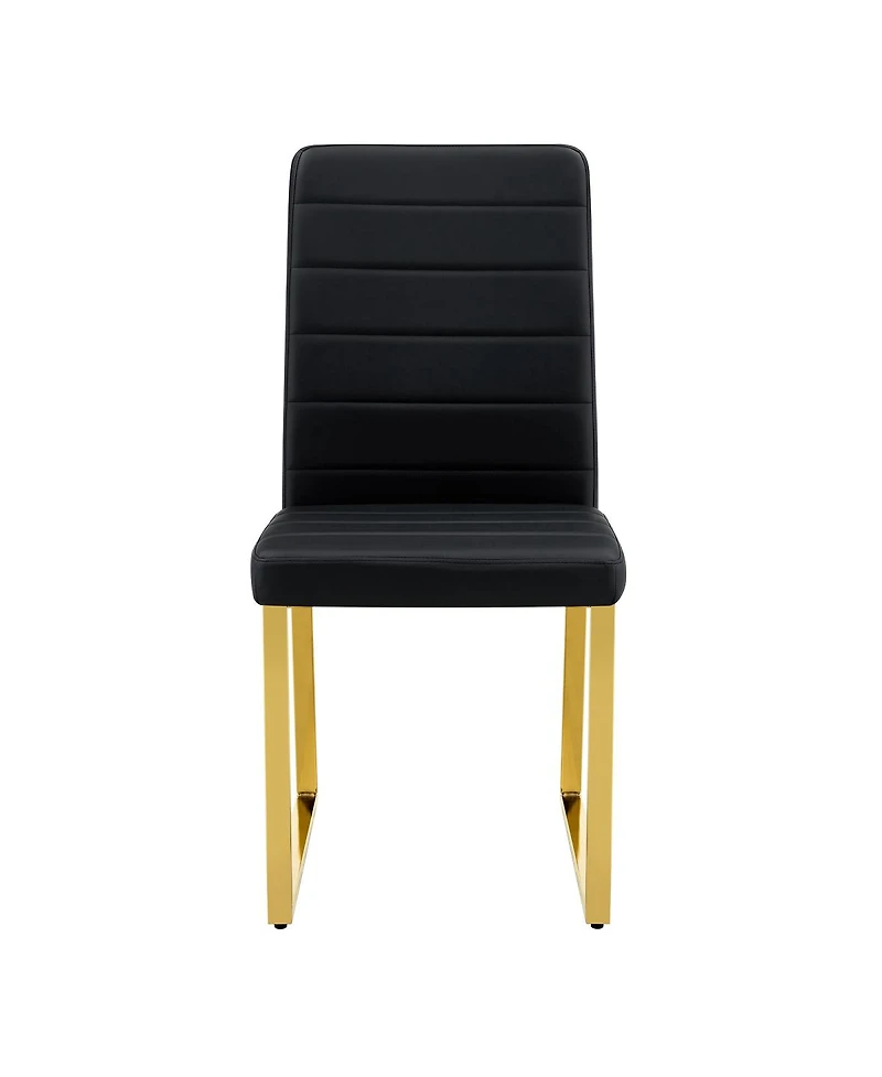 Streamdale Furniture 2-Pack Heavy-duty Chairs: Cushion, Iron Frame, Home/Office, Great Value