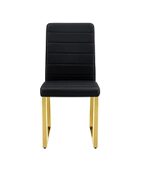 Streamdale Furniture 2-Pack Heavy-duty Chairs: Cushion, Iron Frame, Home/Office, Great Value