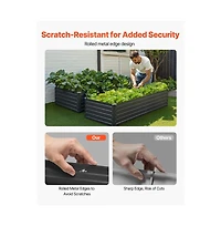 Slickblue Galvalume Metal Raised Garden