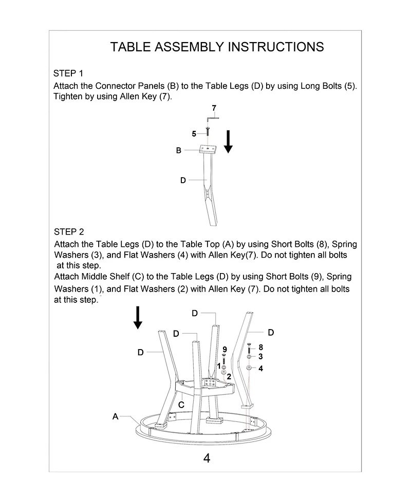 Streamdale Walnut Wood Dining Table Set with Upholstered Chairs for 4