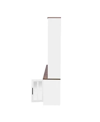 Streamdale Furniture 95.5" Entertainment Center with Bookshelves for TVs up to 80