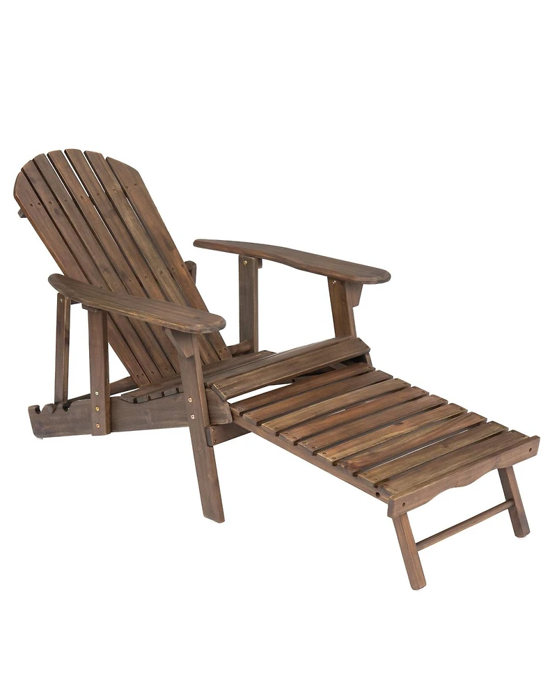 Streamdale Furniture Hanlee Acacia Wood Folding Adirondack Chair