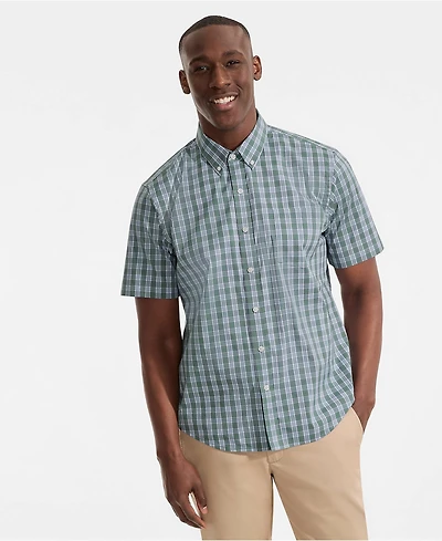 Lands' End Men's Short Sleeve Travel Kit Shirt